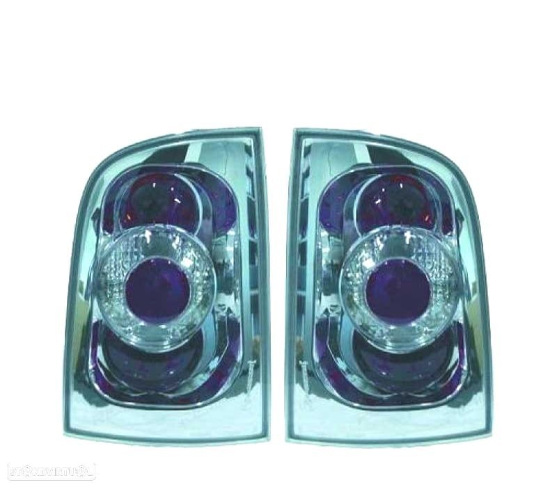 FAROLINS TRASEIROS SKODA OCTAVIA I KOMBI 01-10 CROMADO - 1