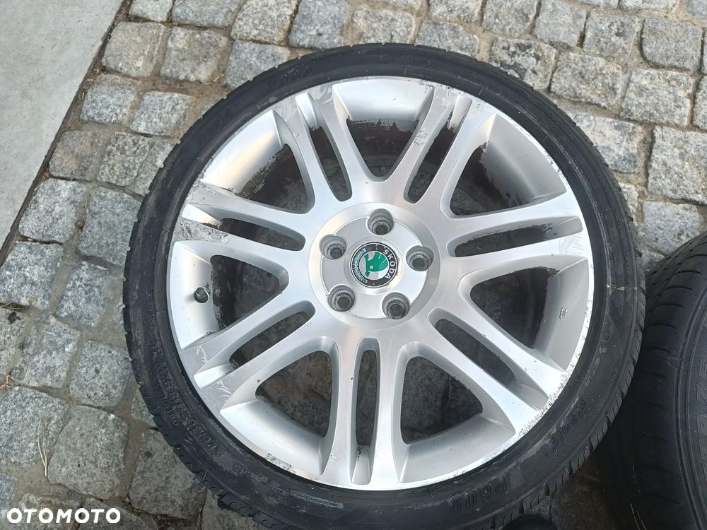 Felgi Aluminiowe 18 Skoda Superb 2 II 5x112 ET46 3T0601025E Koła Seat Audi VW 7,5J18H2 - 9