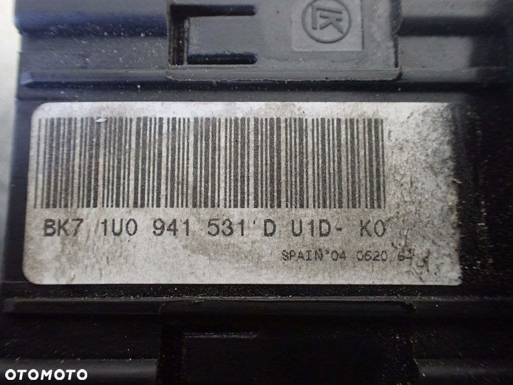 PRZEŁĄCZNIK ŚWIATEŁ SKODA SUPERB 2.0 1U0941531D - 4