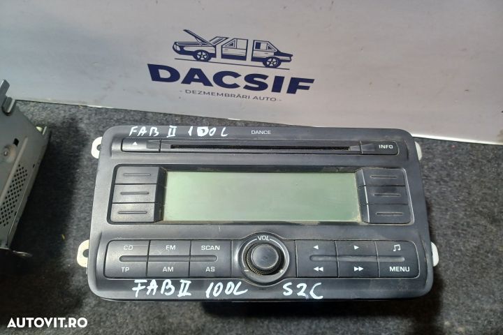 Radio cd 5J0035161 Skoda Fabia 5J [2007 - 2010] Combi wagon 5-usi 1.4 - 1