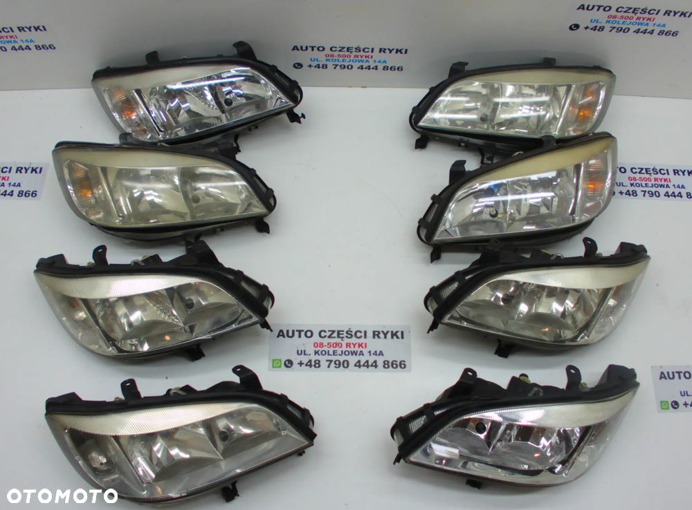Opel Zafira A Lampa Przód Lewa Prawa Strona - 2