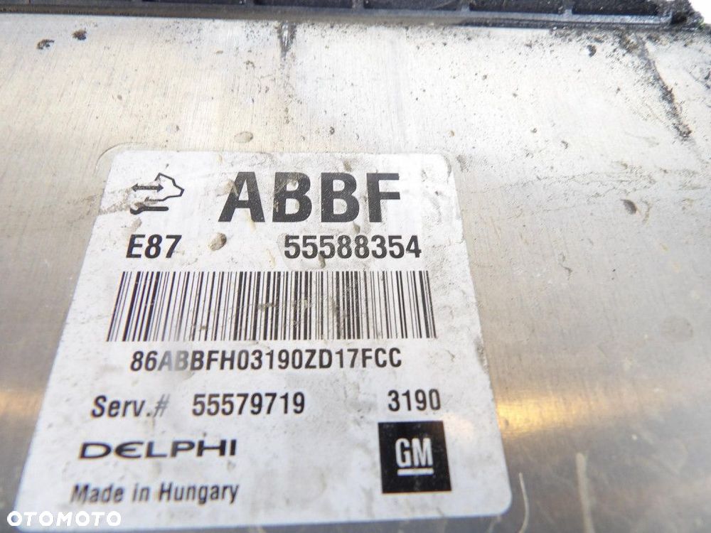 OPEL ASTRA J 1.7CDTI STEROWNIK SILNIKA 55588354 - 3