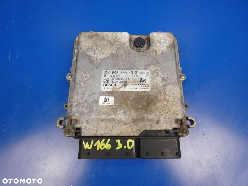 MERCEDES ML W166 GLE 3.0 CDI KOMPUTER STEROWNIK SILNIKA ECU - 1
