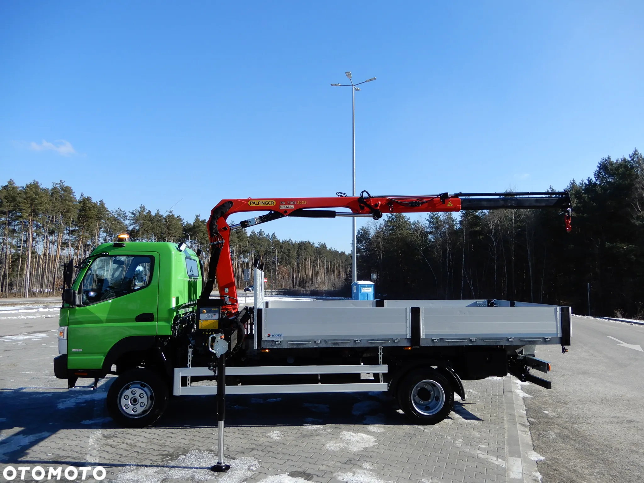 Mitsubishi FUSO CANTER 6C18 4X4 PALFINGER HDS 3.300 Udźwig Żuraw 6,2 m Skrzynia Załadowcza 8 E.Palet 4.26 Cm Stan Jak Nowy Jedyny Taki UNIKAT OKAZJA - 6
