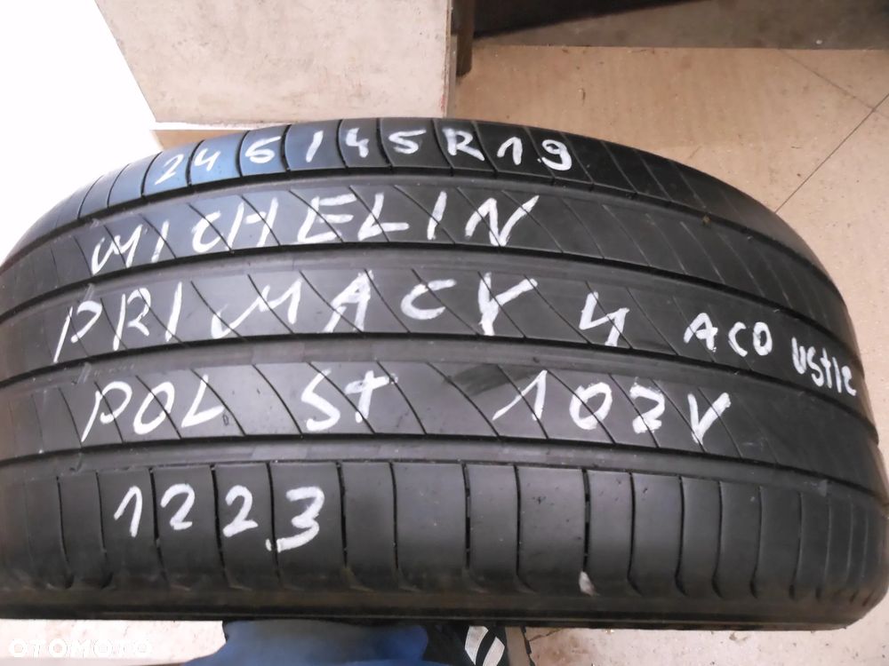 Opona pojedyńcza 245/45r19 michelin primacy 4 acoustic  6mm lato POL