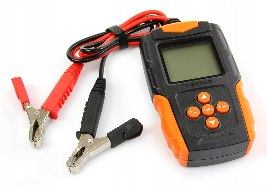 CYFROWY TESTER DO AKUMULATORÓW BATERII 12V 24V UNIWERSALNY 3Ah - 200Ah - 3