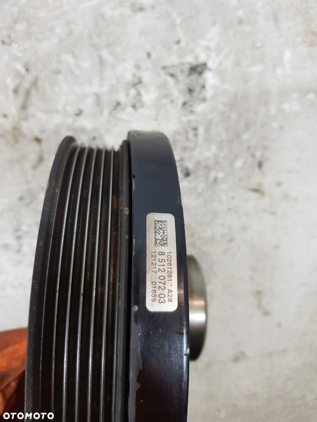 KOŁO PASOWE WAŁU 8512072 BMW E90 E91 F10 F15 F20 F30 2.0D N47D20C - 9