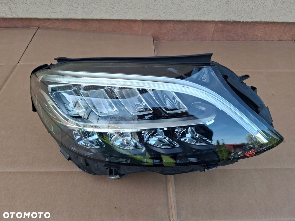 lampa przednia mercedes c klasa w205 205 full led lift oryginał - 1