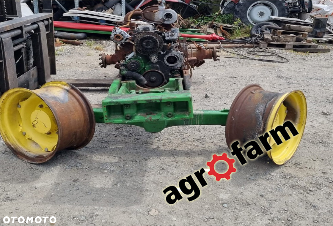 John Deere 5100 M silnik skrzynia oś most zwolnica zawór - 4
