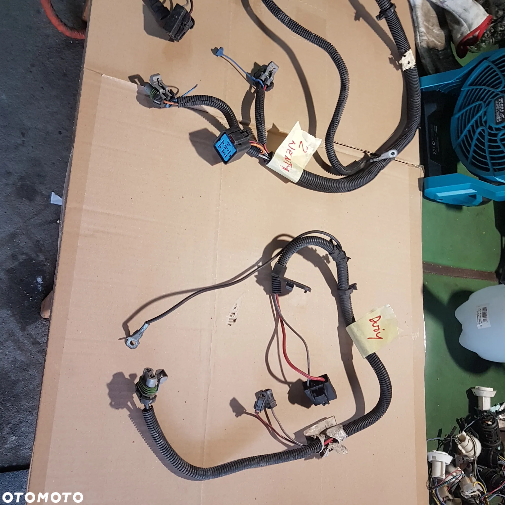 wiązka przewodów kostka instalacja elektryka wentylatora punto doblo panda uno bravo brava multipla marea grande punto evo 500 mito - 9
