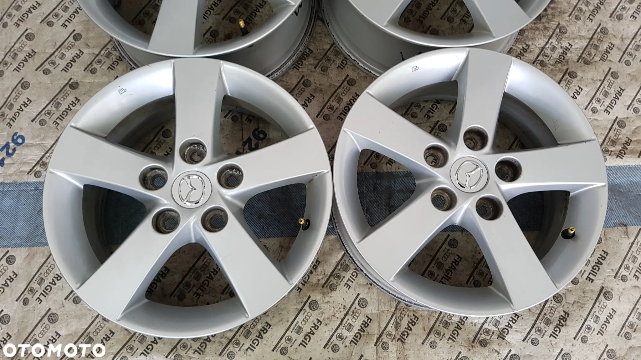 FELGI ALUMINIOWE 5X114,3 6JX15 ET52,5 MAZDA 3 5 6 KIA CEED RIO - 3