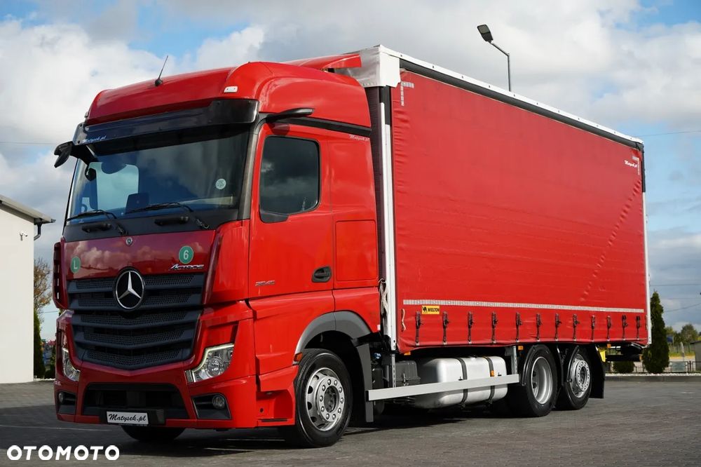 Mercedes-Benz ACTROS 2545 / FIRANKA- 7,7 M  / 6x2 / OŚ PODNOSZONA / BIG SPACE / WIELTON / 2021 - 2