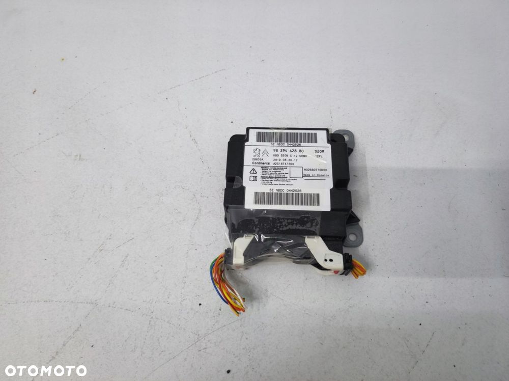moduł sterownik sensor poduszek citroen c3 iii 3 - 1