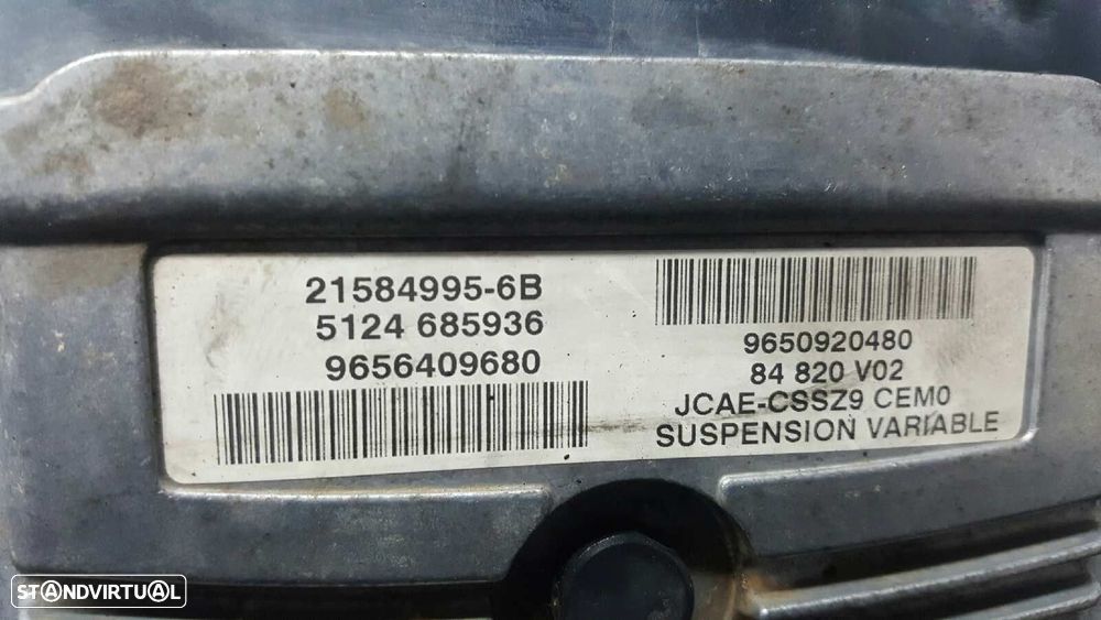 CENTRALINA DA SUSPENSÃO PEUGEOT 607 (S2) DIAMANTE PACK - 2