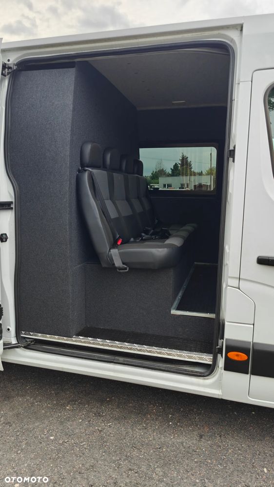 Opel Movano  brygadówka 7 osób klima nawigacja hak tempomat ledy - 10