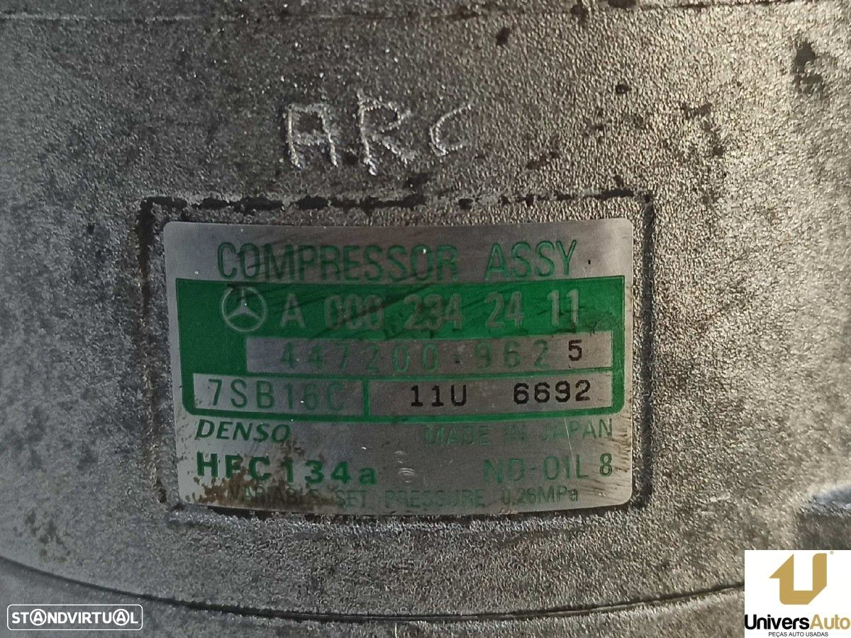 COMPRESSOR DE AR CONDICIONADO MERCEDES VITO (W638) COMBI 110 CDI    (638.194) - 3