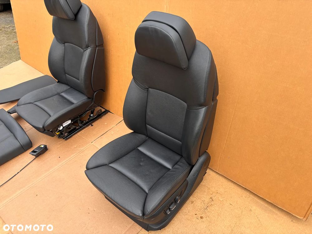 BMW 5 F10 F11 Fotele Czarne Europa Kanapa Komfort Komforty Grzane Komplet Przed Liftem Fotel Przedni Lewy Prawy Tylna - 4