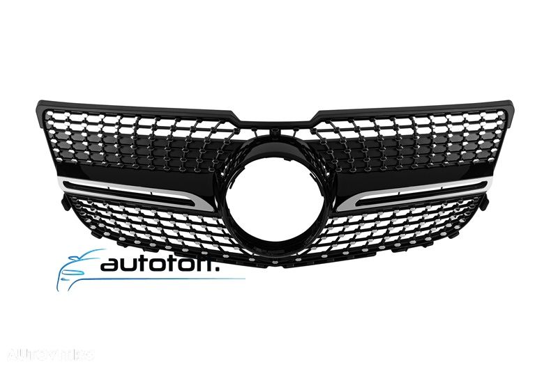 Grila compatibila cu Mercedes GLK X204 Facelift (2013-2015) Diamond design - 1