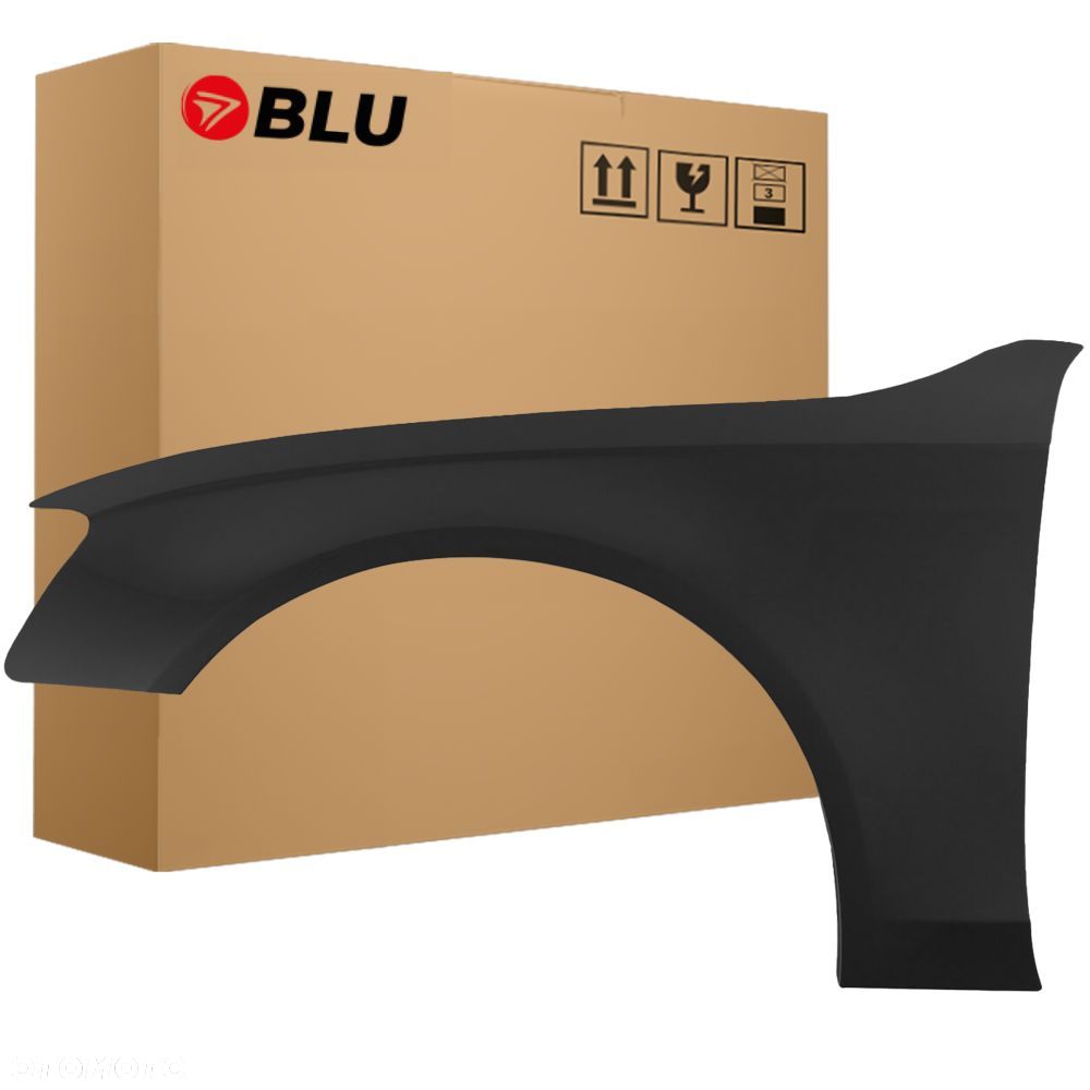 BLU Błotnik AUDI A4 B8 S4 LZ7L lewy czarny 11-15 przód lift LavaGrau - 1