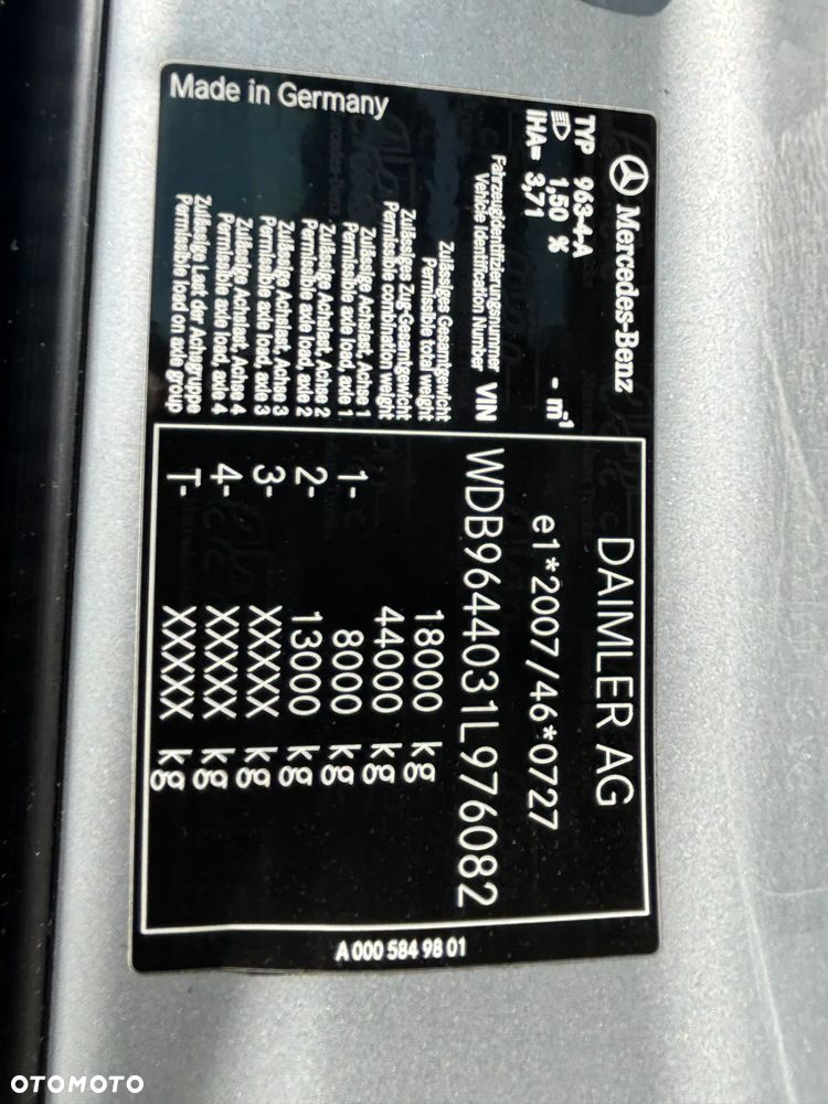 Mercedes-Benz AROCS 1842 4x4 HAD  Oryginalna hydraulika do wywrotki , zwolnice , (1845, 1848, 1851) - 25