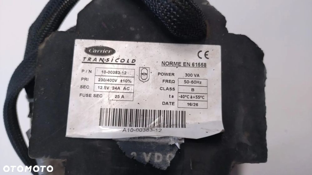 TRANSFORMATOR CHŁODNIA CARRIER XARIOS 10-00383-12 12V NO V1224/030 - 2