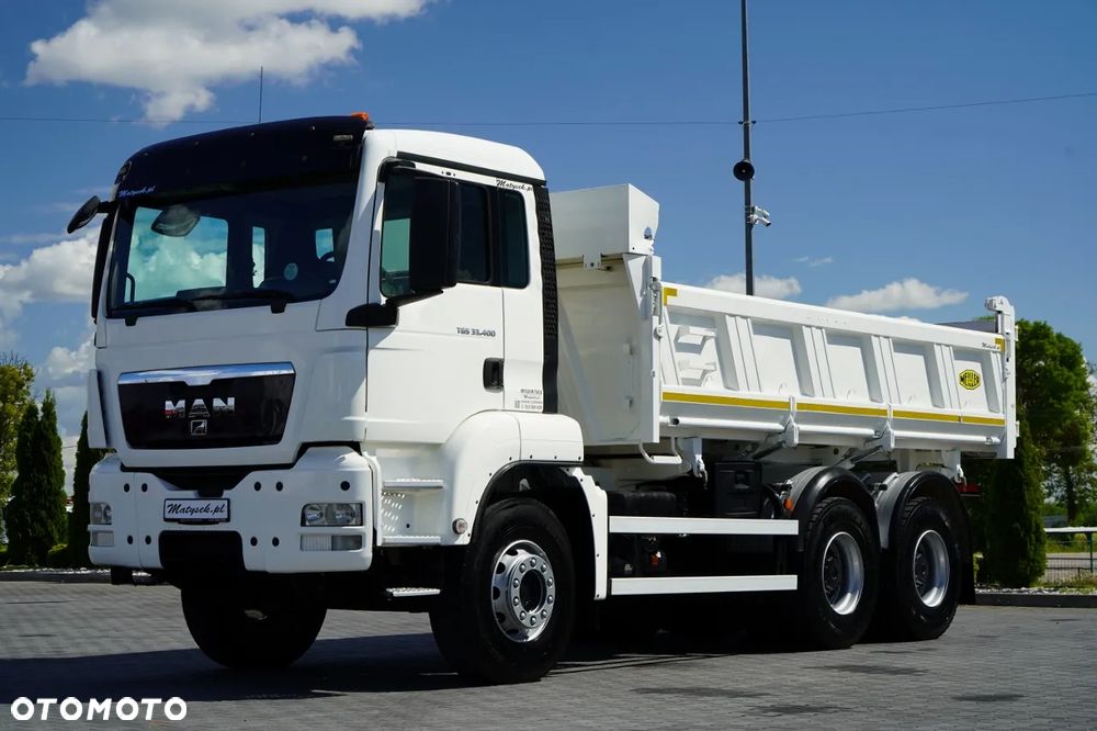 MAN TGS 33.400 / 6X4 / 2 STRONNA WYWROTKA / HYDROBURTA / BORDMATIC / MEILLER KIPPER /   EURO 5 - 14