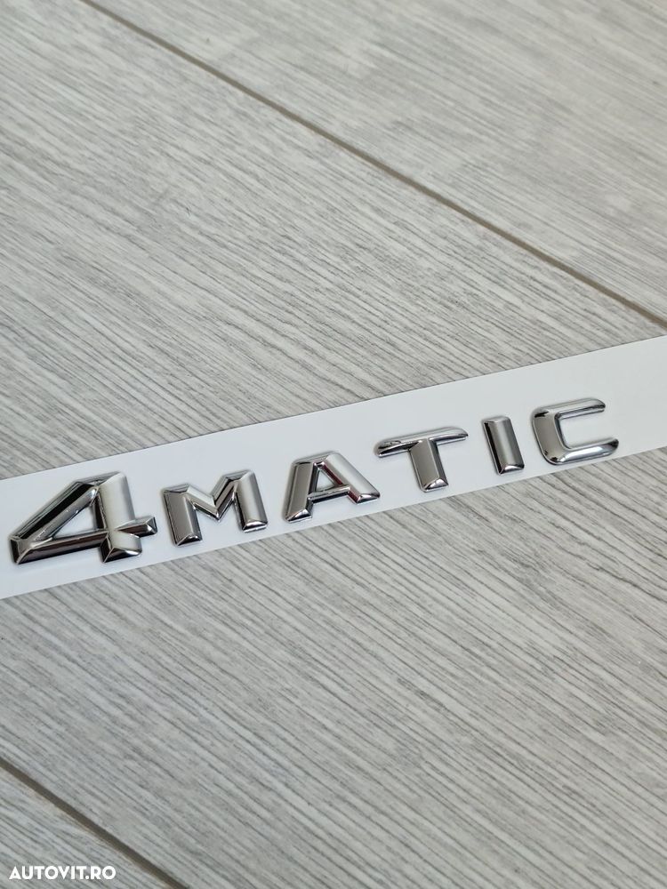 Emblema-Sigla-Logo-4-Matic-Mercedes-B-C-E-S-CLA-CLS-GLA-GLB-GLE-AMG - 2