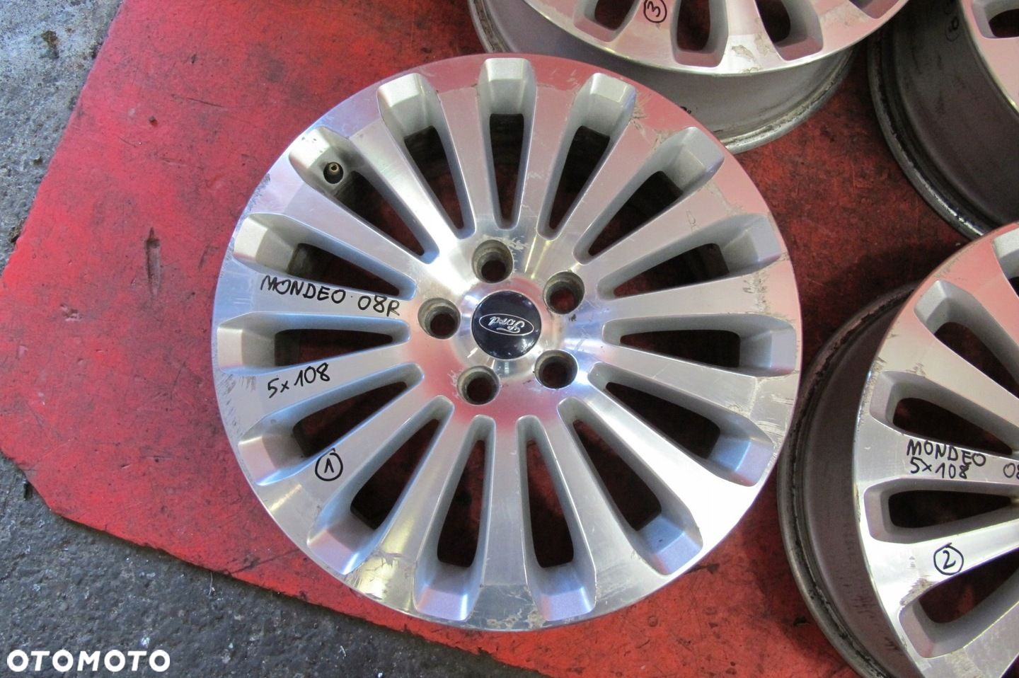 FORD MONDEO IV 4 MK4 BA7 FELGI ALUMINIOWE 17 7J ET50 5x108 7M5J-1007-BA - 2