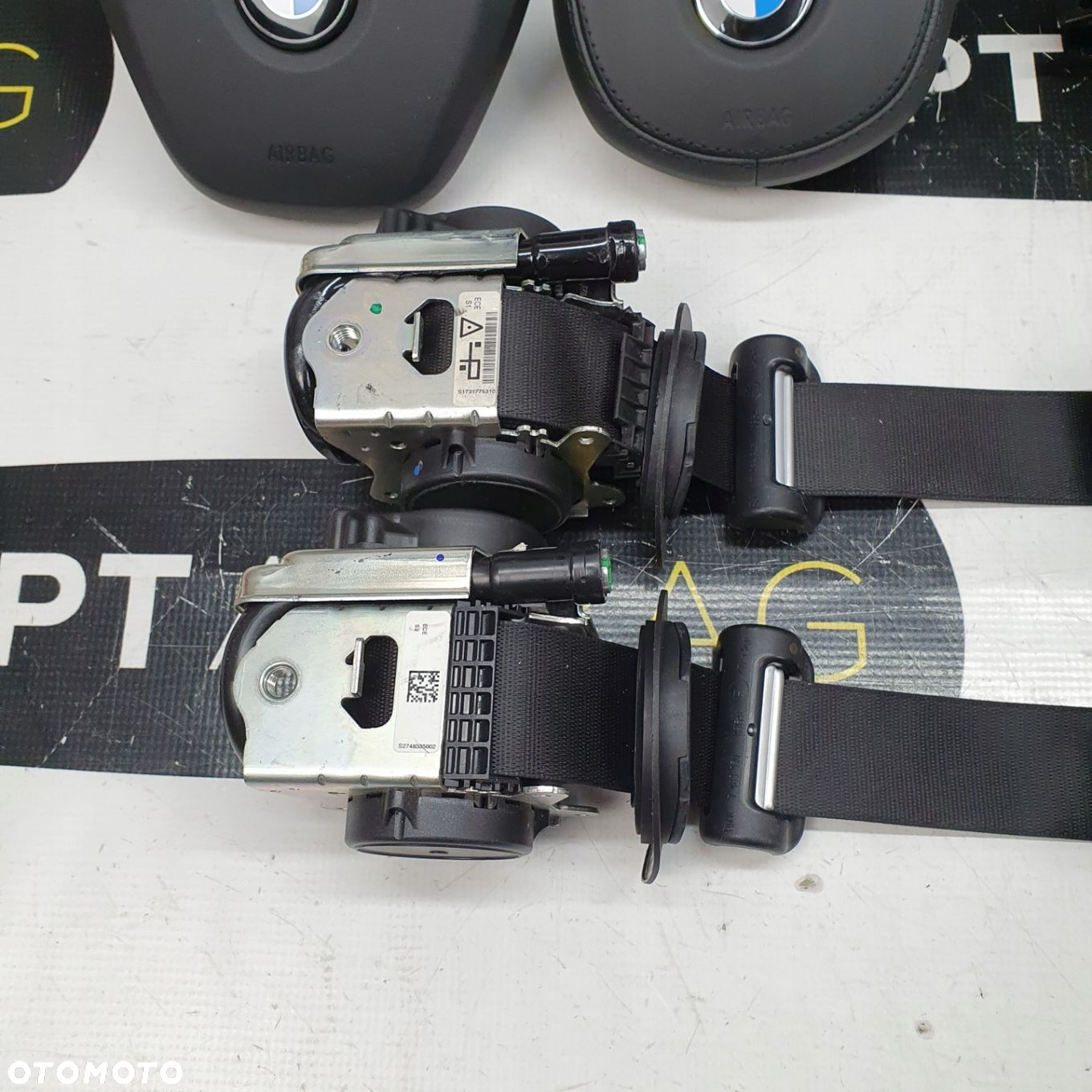 BMW SERIA 3 G20 G21 SERIA 4 G22 G23 G26 DESKA ROZDZIELCZA KONSOLA KOKPIT PULPIT PODUSZKI AIRBAG AIR BAG PASY KURTYNY KIT SET - 8