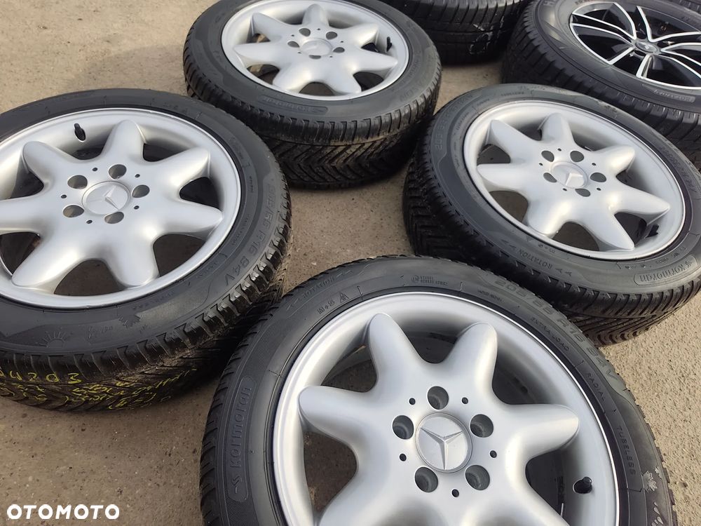5x112 Felgi Aluminiowe Alufelgi Oryginalne 16 Mercedes Koła Całoroczne Wielosezonowe C KLASA W202 W203 CLK W208 W209 W124 W201 190 W W210 SLK R170 R171 5mm Legnica ALU-RAD 205/55 - 4