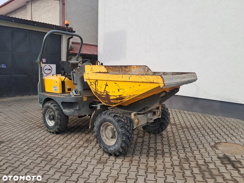 Wacker Neuson wozidło budowlane obrotowe 4 t tony hydrostat/automat oświetlenie obrót + kiper silnik Yanmar 44 KM nowe opony przód ROPS 4x4 3 6 t ładowność D04-02 Terex Thwaites JCB Mecalac Ausa 4001s wywrotka kamera - 2