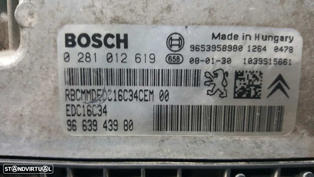 CENTRALINA DO MOTOR UCE PEUGEOT PARTNER (S2) COMBI PLUS - 2