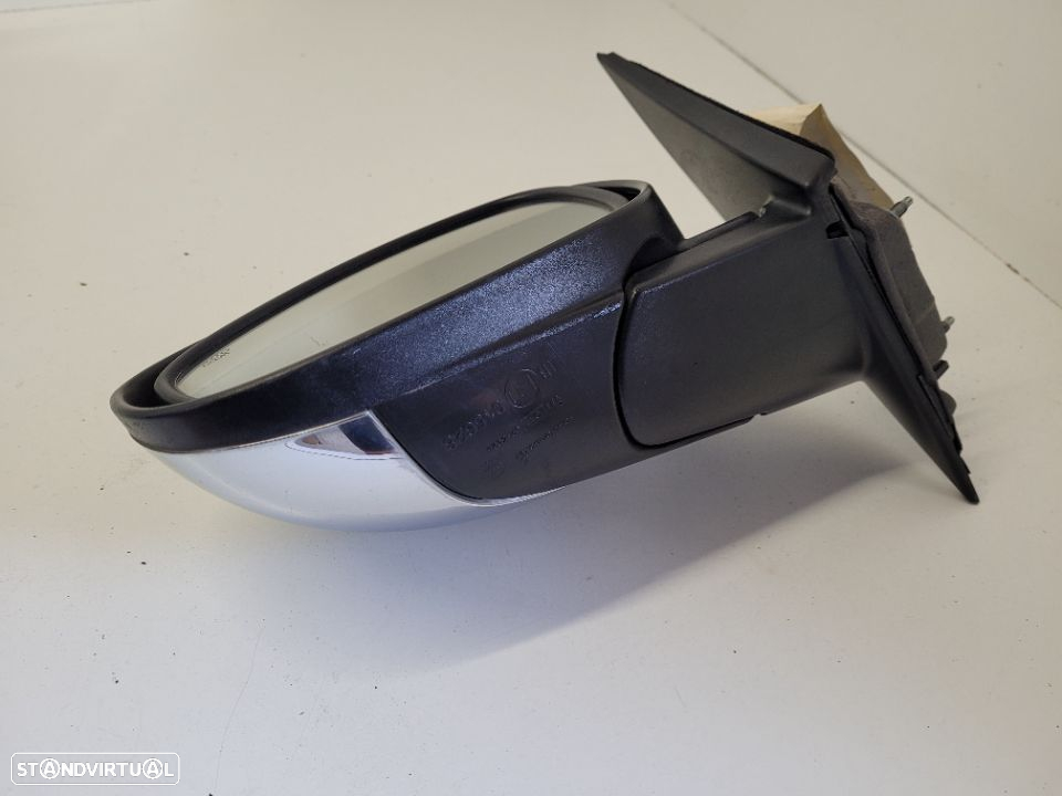 Espelho Retrovisor esquerdo Chrysler 300 2005-2010 Rebatível  Cromado - 3