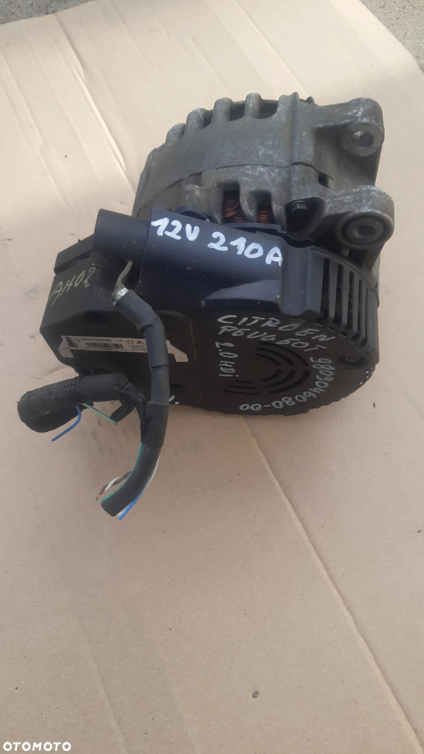 CITROEN C4 PEUGEOT 308 T9 2.0 HDI 210A ALTERNATOR - 2
