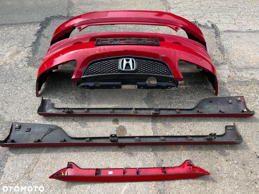 HONDA CIVIC VII SPORT Zestaw części pakiet Sport ZDERZAK PRZÓD PRZEDNI TYŁ TYLNY PROGI NAKŁADKI PROGOWE SPOILER SPOJLER GRILL TYPE-R - 2