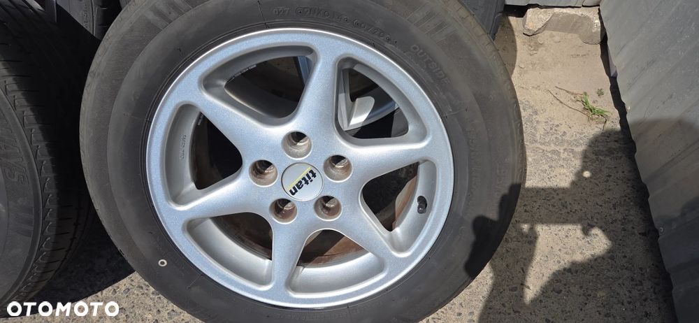 Felgi alkuminiowe TITAN 5X112 15" koła opony alto Audi A4 B5 B6 VW Passat B5 kpl - 2