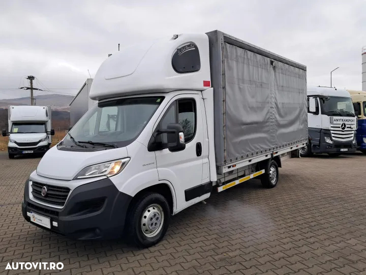 Fiat Ducato cabinato 2.3mjet 131cp cabina de dormit si prelata euro 6 - 2