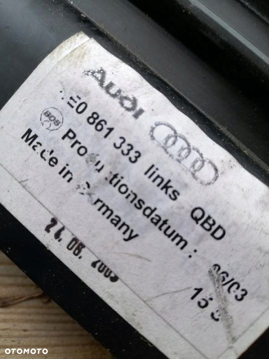 AUDI A8 D3 ROLETKA ROLETA DRZWI TYLNYCH CZARN - 15