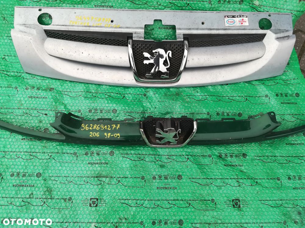 ATRAPA GRILLA PEUGEOT 206, PARTNER LIFT, 9628691277, 9644758777 - 1