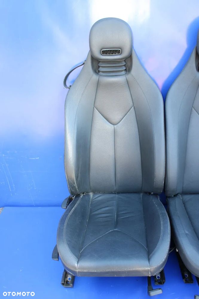 Fotele przednie grzane z nadmuchem Airscarf Mercedes SLK R171 W171 Anglik - 4
