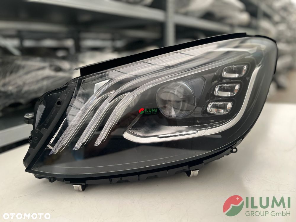 MERCEDES W222 Multibeam Nightvision Reflektor Lewy A2229068103 - 3