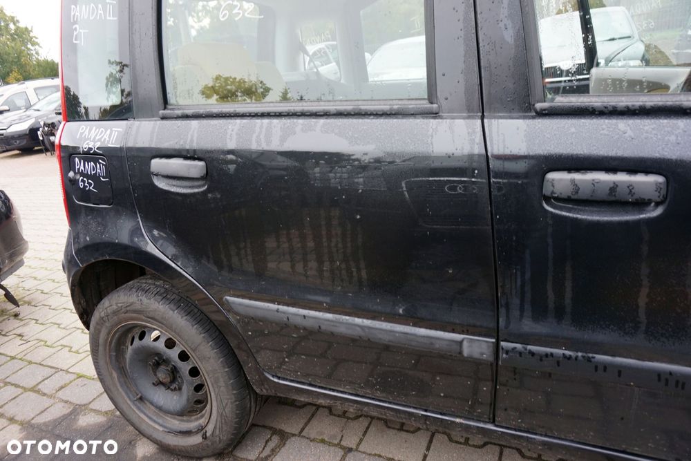 DRZWI TYLNE PRAWE PANDA II 632  CZARNY FIAT 2003-2012 - 4