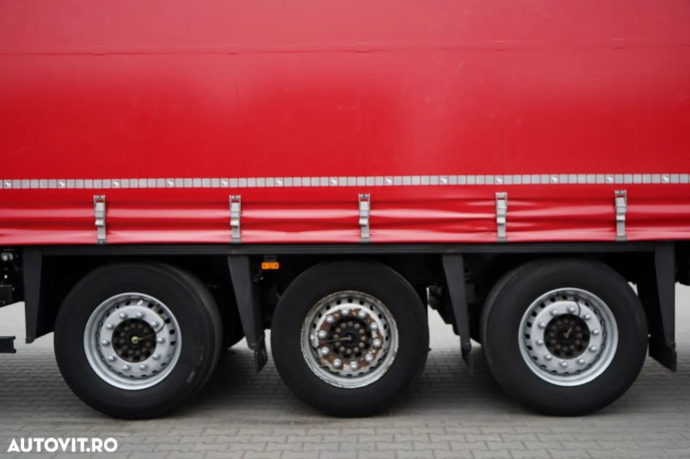 Schmitz Cargobull CORTINĂ / JOLODA / REMORCA RODA / VARIOS / 385/55 R22.5 / ACOPERIȘ CULISANT - 27