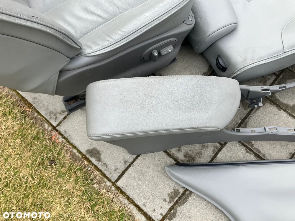 FOTELE SKÓRA REANULT LAGUNA II ELEKTRYKA KANAPA PODGRZEWANE  BOCZKI SZARA SKÓRA ROLETY - 19