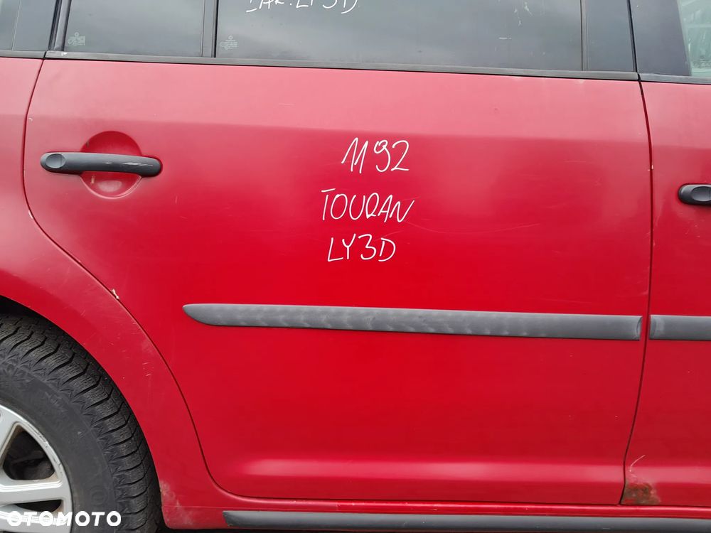 VW TOURAN DRZWI PRAWE TYLNE PRAWY TYŁ KOLOR: LY3D - 1