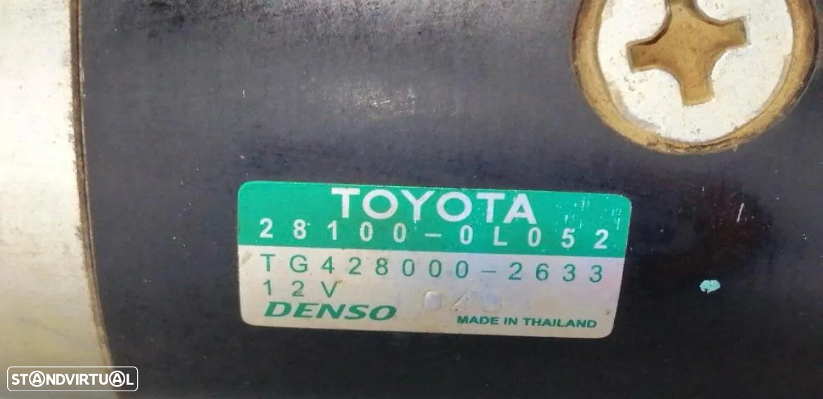 Motor Arranque Toyota Hilux VII 2.5D-4d - 3