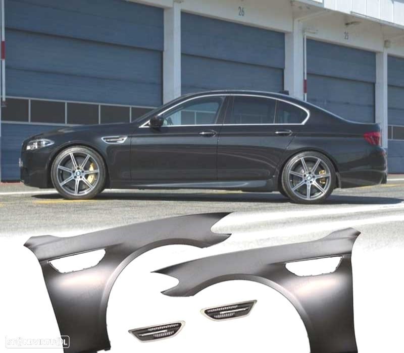 PACK GUARDA LAMAS BMW SERIE 5 F10 F11 10-17 LOOK M5 - 1