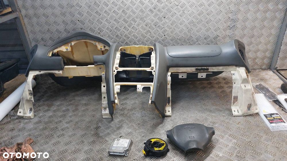 ZESTAW POSTRZAŁOWY HYUNDAI SANTA FE I KOKPIT AIRBAG KIEROWCY - 1