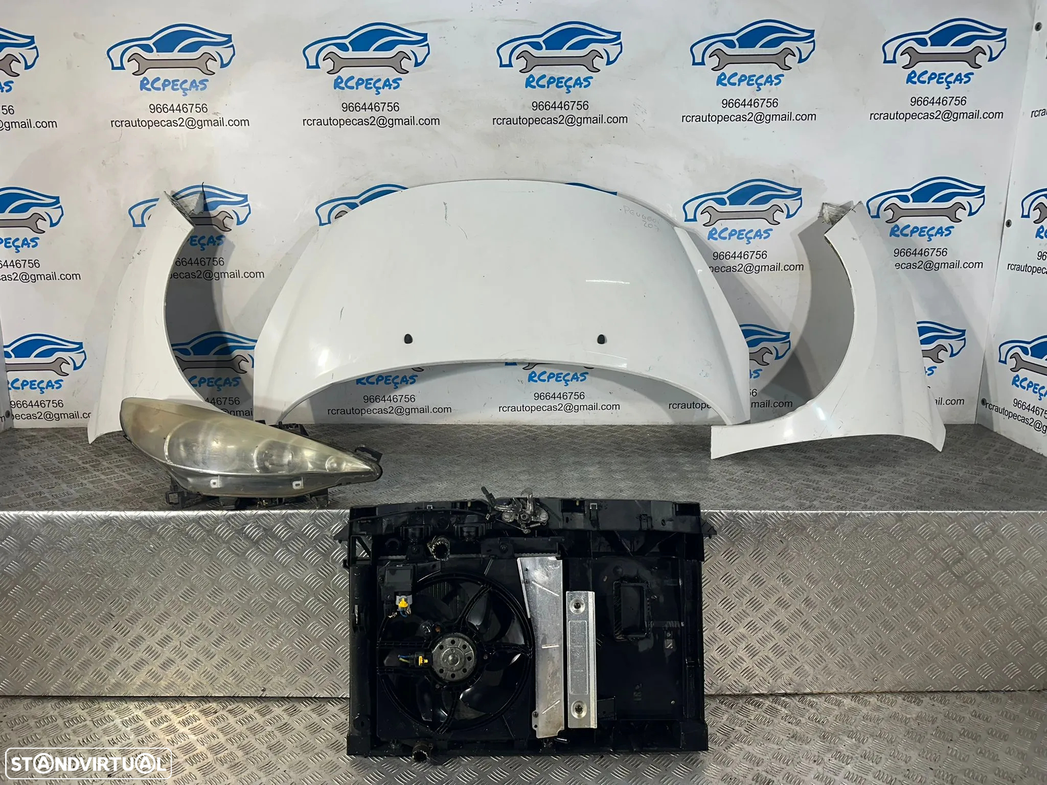 Frente Completa Peugeot 207 1.4 HDi Diesel 68cv Fase 1 2006 - 2014 - 8