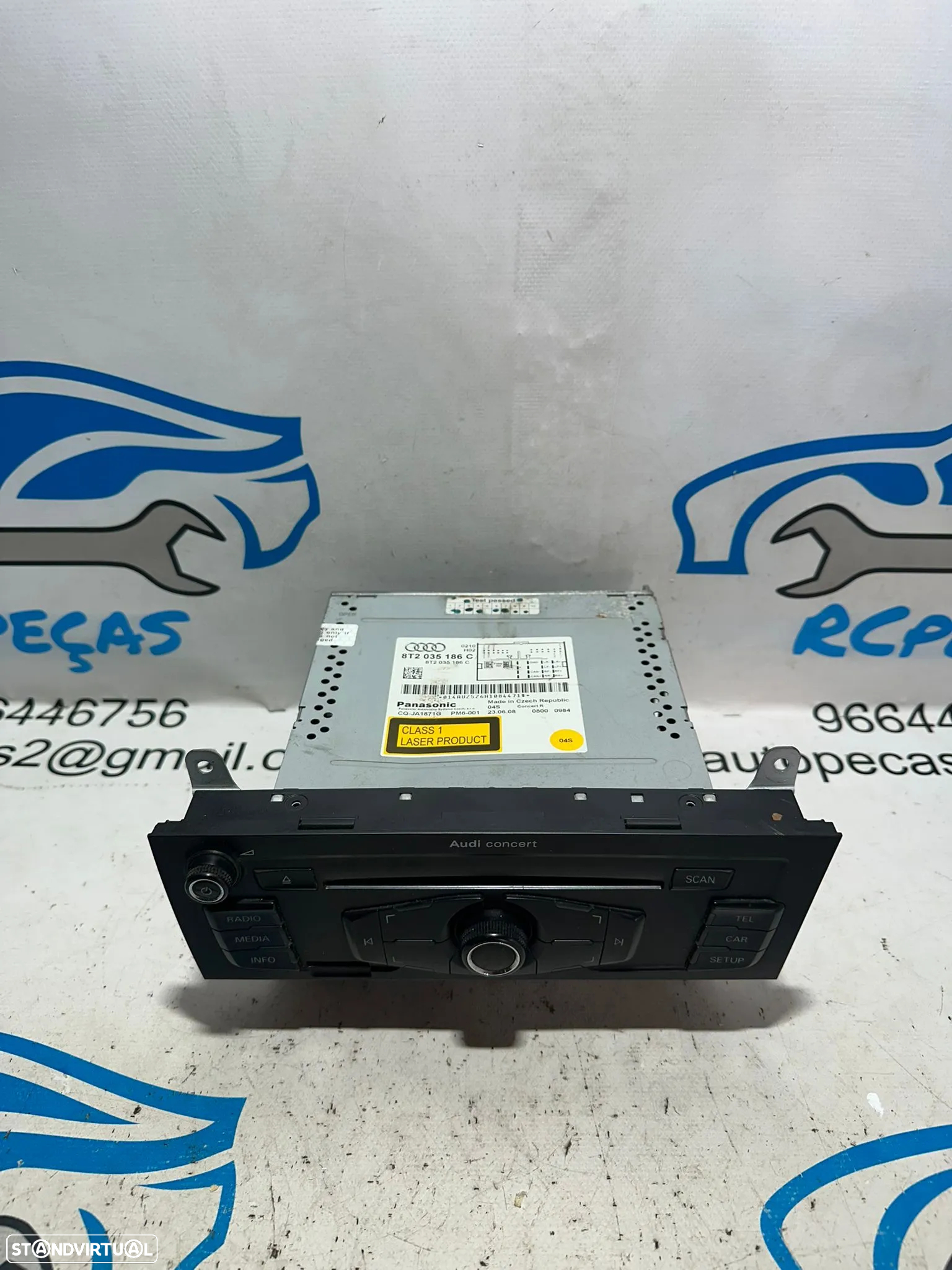 Radio Original Audi A4 B8 A5 8T Concert 8T2035186C - 5